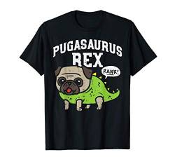 Pugasaurus T-Rex Rawr Pug Funny Cute Halloween Costume Dog T-Shirt von BoredKoalas Funny Halloween Costume Clothes 2019