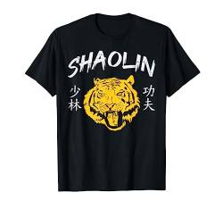 Tiger Shaolin Kung Fu Chinese Symbol Wushu Martial Arts Gift T-Shirt von BoredKoalas Kung Fu Clothes Martial Arts Gifts