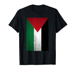 Grunge Palestine Flag Vintage Arabic Asia Palestinian Gift T-Shirt von BoredKoalas Nationalities
