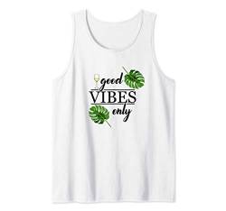 Good Vibes Only Motivational Sayings Quotes Positivity Gift Tank Top von BoredKoalas Positivity Motivational