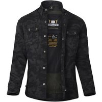 Bores Motorradjacke Bores Militaryjack Jacken-Hemd camouflage schwarz Damen 2XL von Bores