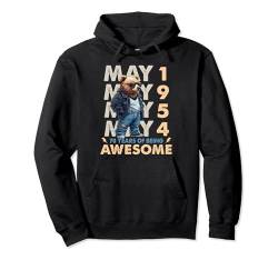 Legend Since May 1954 70th Birthday Dad Bear 70 Years Old Pullover Hoodie von Born 1954 70th Birthday Decorations 70 Years Old