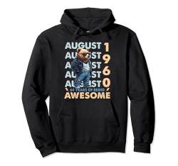 Legend Since August 1960 64th Birthday Dad Bear 64 Years Old Pullover Hoodie von Born 1960 64th Birthday Decorations 64 Years Old