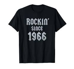58 Jahre alt: Classic Rock 1966 58. Geburtstag T-Shirt von Born in 1966