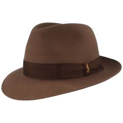 Borsalino klassischer Biber-Haarfilzhut Fedora von Borsalino