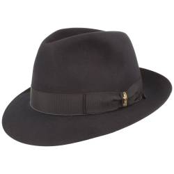 Borsalino klassischer Biber-Haarfilzhut Fedora von Borsalino