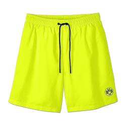 BVB Badeshorts Herren Summer Short Badehose neon Gr. S von Borussia Dortmund