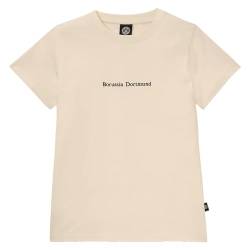 BVB Type T-Shirt Damen UNDYED Gr. XL - Naturfarben mit 3D-Stick, Nachhaltig hergestellt von Borussia Dortmund