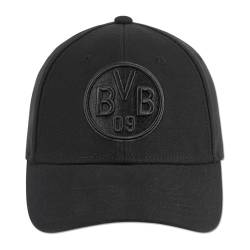 Borussia Dortmund BVB Logo Cap (DE/NL/SE/PL, Alphanumerisch, Einheitsgröße, schwarz) von Borussia Dortmund