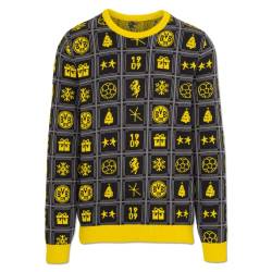 Borussia Dortmund BVB Weihnachtspullover 2022 (as3, Alpha, s, 3X_l, Regular, Regular, XL) von Borussia Dortmund