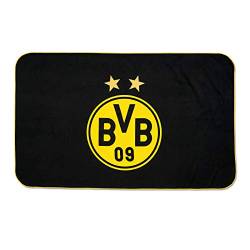 Borussia Dortmund Sporthandtuch mit Beutel (one size, Schwarz) von Borussia Dortmund