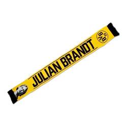 Borussia Dortmund Unisex BVB Julian Brandt Schal, Gelb, One Size von Borussia Dortmund