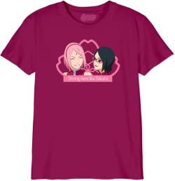 Boruto Mädchen Giborutts001 T-Shirt, Fuchsia, 10 Jahre von Boruto