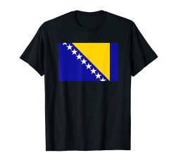 Bosnien Flagge Bosnische Farben Sarajevo Frauen Männer BIH T-Shirt von Bosnien Und Herzegowina Fahne Europa Damen Herren