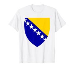 Bosnien Flagge Bosnische Farben Sarajevo Frauen Männer BIH T-Shirt von Bosnien Und Herzegowina Fahne Europa Damen Herren