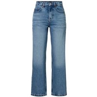 BOSS ORANGE High-waist-Jeans Barrel High Rise Hochbund High Waist Premium Denim Jeans mit BOSS Metallschriftzug von Boss Orange
