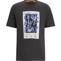 BOSS ORANGE T-Shirt mit Letter-Print auf der Vorderseite von Boss Orange