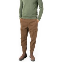 BOSS Orange Herren Cargohose braun Baumwolle von Boss Orange