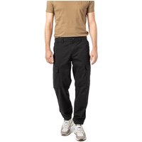 BOSS Orange Herren Cargohose schwarz Baumwolle von Boss Orange