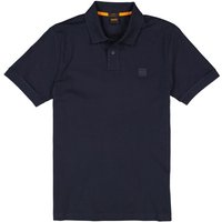 BOSS Orange Herren Polo-Shirt blau Slim Fit von Boss Orange