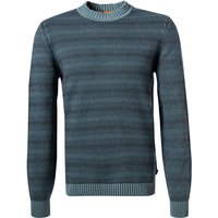 BOSS Orange Herren Pullover blau unifarben von Boss Orange