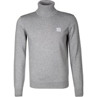 BOSS Orange Herren Rollkragenpullover grau unifarben von Boss Orange