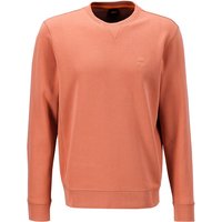 BOSS Orange Herren Sweatshirt rosa Baumwolle unifarben von Boss Orange