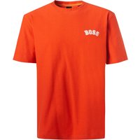 BOSS Orange Herren T-Shirt orange Baumwolle von Boss Orange