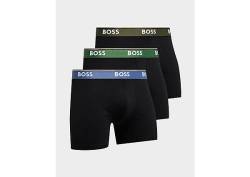 BOSS 3 Pack Boxershorts Herren - Damen, Black von Boss