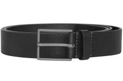 BOSS 50413090-001 Herren-Ledergürtel Trilos Schwarz von Boss