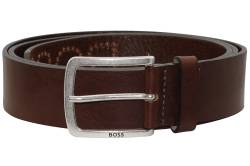 BOSS 50486747-203 Herren-Ledergürtel Dunkelbraun Jor von Boss