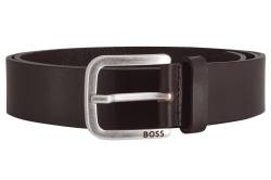 BOSS 50491903-202 Herrengürtel Leder Dunkelbraun Janni von Boss