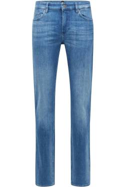 BOSS Delaware Slim Fit Jeans blau, Einfarbig von Boss