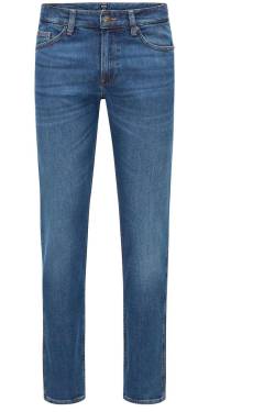 BOSS Delaware Slim Fit Jeans navy, Einfarbig von Boss