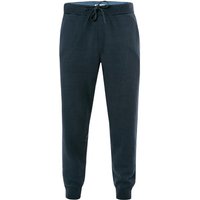 BOSS Herren Sporthose blau Wolle unifarben von Boss