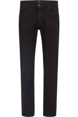 BOSS Maine Regular Fit Jeans schwarz, Einfarbig von Boss