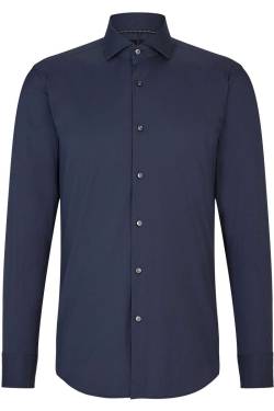 BOSS P-HANK Slim Fit Hemd extra langer Arm navy von Boss