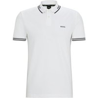 BOSS Paul Slim Fit Polo Herren in weiß von Boss