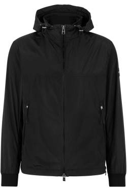 BOSS Regular Fit Jacke schwarz, Einfarbig von Boss