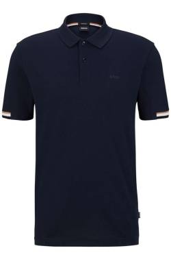 BOSS Regular Fit Poloshirt Kurzarm dunkelblau von Boss