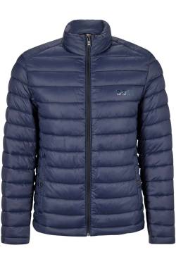 BOSS Regular Fit Steppjacke dunkelblau, Einfarbig von Boss