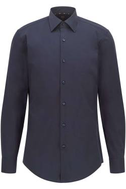 BOSS Slim Fit Hemd extra langer Arm navy von Boss