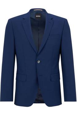 BOSS Slim Fit Sakko blau, Einfarbig von Boss