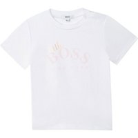 BOSS T-Shirt BOSS Baby T-Shirt Logo Little Boss weiß rosegold von Boss