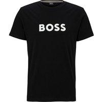 BOSS T-Shirt T-Shirt RN mit großem Markenprint auf der Brust von Boss