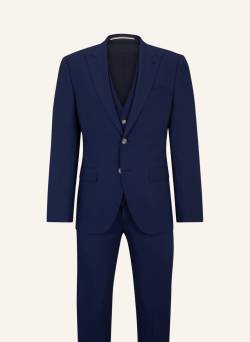 Boss Business Anzug H-Jeckson-3pcs-241 Regular Fit blau von Boss