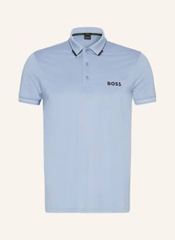 Boss Funktions-Poloshirt Paul Pro Slim Fit blau von Boss