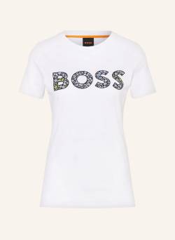 Boss T-Shirt Elogo lila von Boss