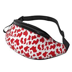 Bauchtasche mit Kuh-Druck, für Damen, leicht, für Sport, Laufen, Wandern, Kuhaufdruck A01, Einheitsgröße, Aktentasche von Botell