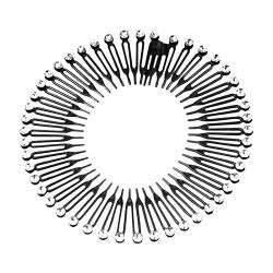 Botiniv Kreis Kamm Stirnband - Circle Comb Full Circular Tooth Headband Hair Wrap,Einfache, elastische, rutschfeste Kopfband-Hoop-Clips für Frauen von Botiniv